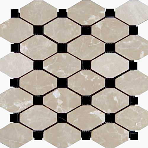 TEM 154																							 Mesh Mounted Mosaic Antique Collection																					
