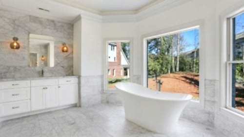 Atlanta USA, Villa Project																						 House Bathroom Kitchen Flooring								 Pantera Bianca							
														