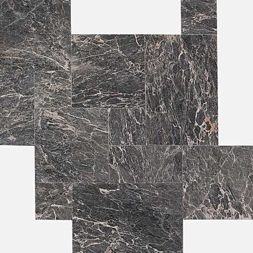 Jaguar																							 French Pattern Tumbled Travertine and Marble Antique Collection																					