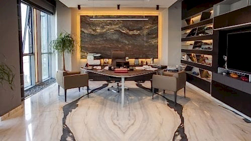 Small Office Complex																						 Bathroom Flooring Office								 Covelano Macchia Vacchia Fusion Wow							
														