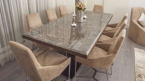 Brown Leather Table																						 Table															
														