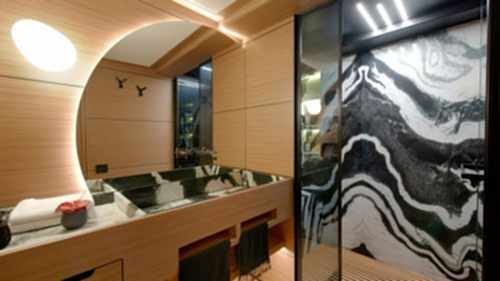 Yatch Master Cabin																						 Bathroom								 Panda White							
														