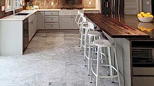 Riverside Drive Residence																						 House Bathroom Kitchen Flooring Table Fireplace								 Jaguar Calacatta Lucina Extra Pantera Grigio Portoro Gold Marmara Pietra Grey Perla Brown							
														