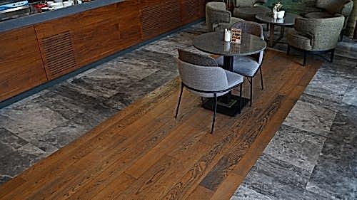 Hotel Cafe																						 Hotel Flooring								 Grey Diano Vein Cut							
														