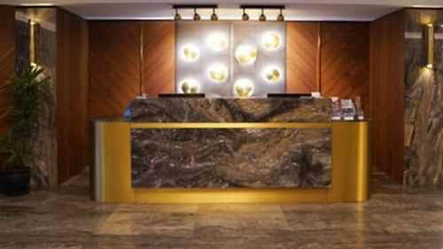 Hotel Lobby																						 Hotel Flooring								 Grey Diano Vein Cut Nero Gricio							
														