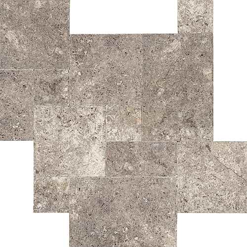 Silver Export																							 French Pattern Tumbled Travertine and Marble Antique Collection																					