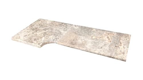 Silver Travertine																							 Pool Coping Antique Collection																					
