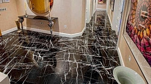 Downtown Residence																						 Residence Flooring								 Rosso Levanto Black Diamond							
														