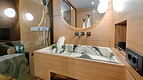 Yatch Cabin Panda White																						 Bathroom								 Panda White							
														